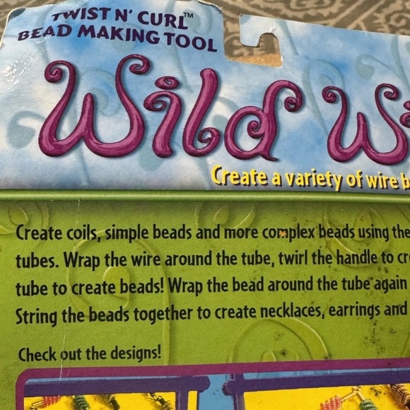 Wild Wire Twist n' Curl Bead Making Tool New Wraps Beads Maker Jewelry Vintage - Picture 4 of 4